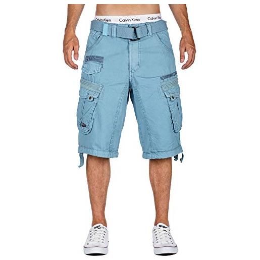 Geographical Norway pantaloncini cargo da uomo camo_navy xxl