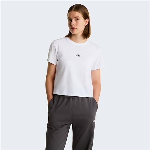 The North Face t-shirt The North Face cropped regular con ricamo donna