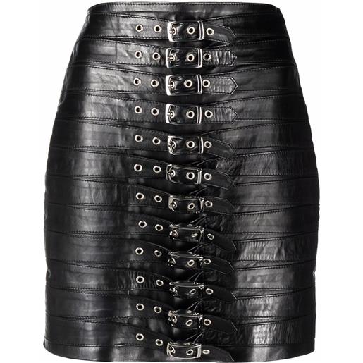 Manokhi minigonna dita - nero