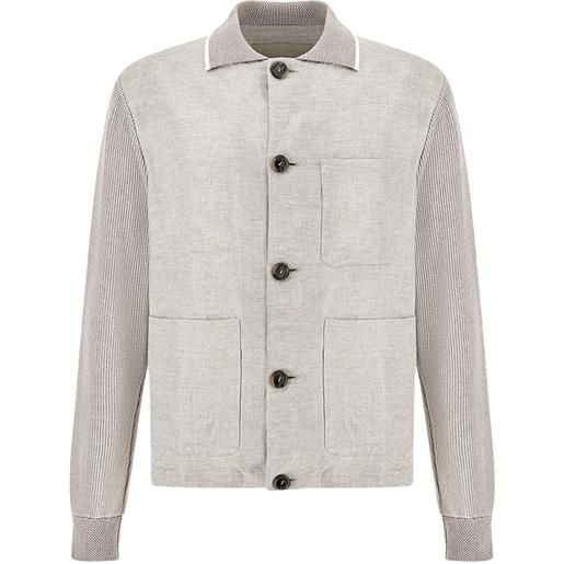 Paul & Shark cardigan con bottoni - bianco