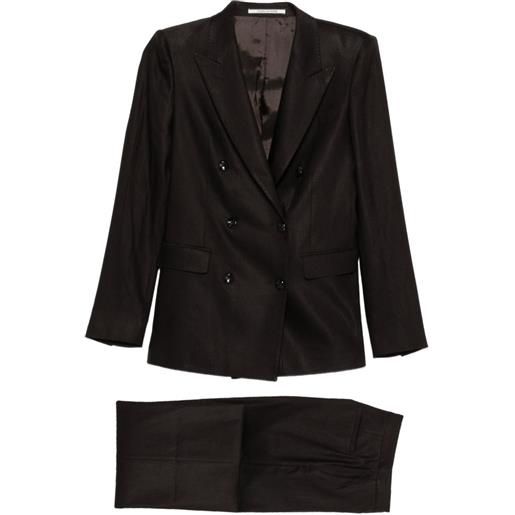 Tagliatore completo sartoriale doppiopetto - marrone