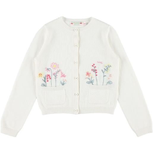 Bonpoint cardigan con tasche - toni neutri