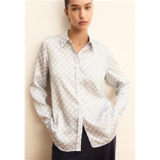 Emme marella camicia donna manica lunga raso art. Angel