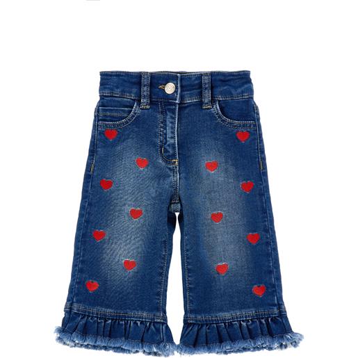 Monnalisa jeans cuori con galetta