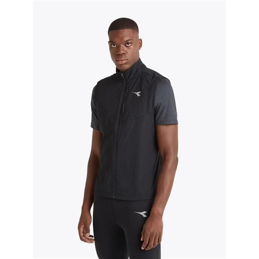 DIADORA windbreaker packable vest gilet running uomo