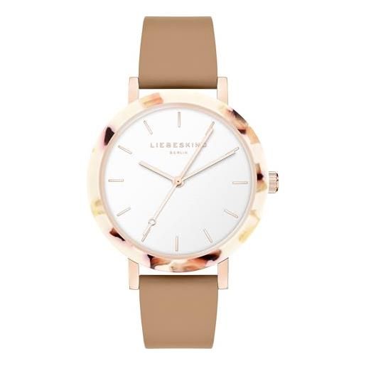 Liebeskind Berlin Bracciale IP Oro Rosa LJ-1020-B-20: Acciaio Inox, Lunghezza 20 Cm, Regalo In Scatola