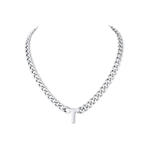 Collana A Catena Cubana KORAS Per Uomo: Regalo Per Papà, Marito, Fidanzato, 51 Cm