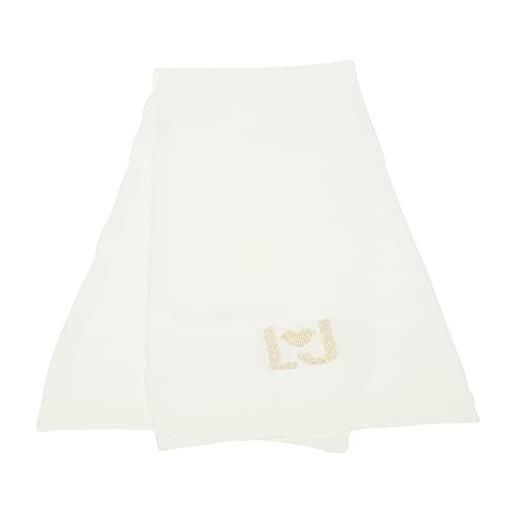 LIU JO kids sciarpa in maglia logo jacquard sul davanti interventi in lurex®