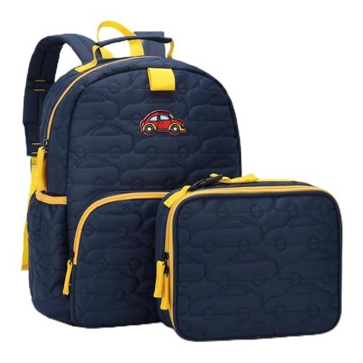 Zaino Squalo Nero 42x27x16 Cm | Grande Capacità Per Viaggi, Lavoro E Università | Impermeabile Con Tasca Per PC 15'' - 4