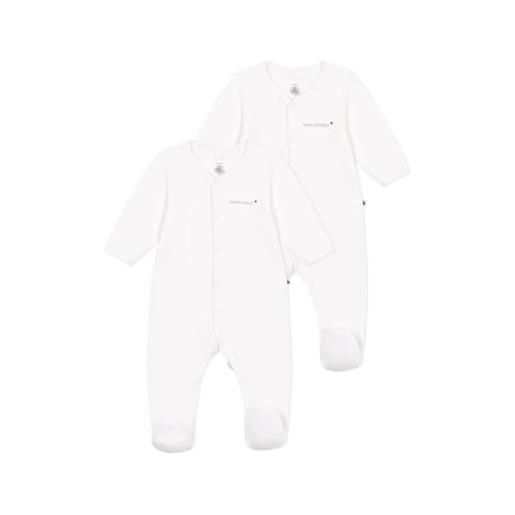 Petit Bateau set di pigiami per bambini in velluto tinta unita