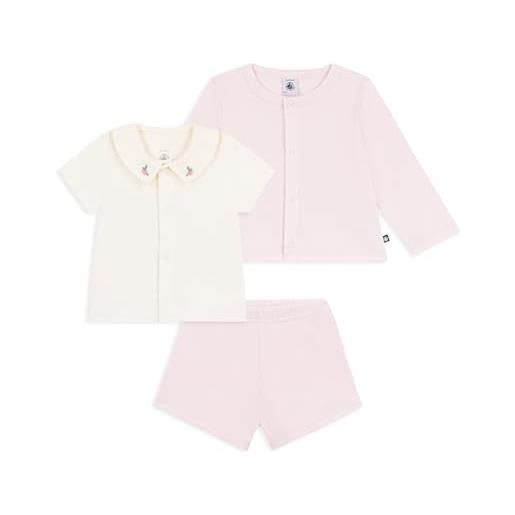 Petit Bateau abbigliamento giorno bambino ragazza, barely, 6 mesi