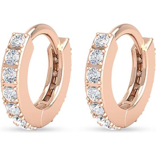 Orecchini Donna Cerchio Con Brillantini