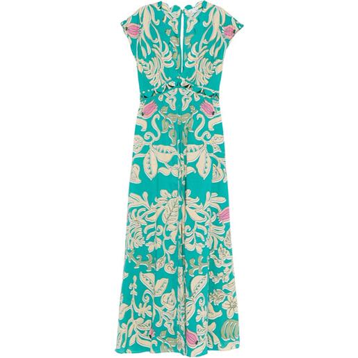 Poupette St Barth abito lungo noreen - blu