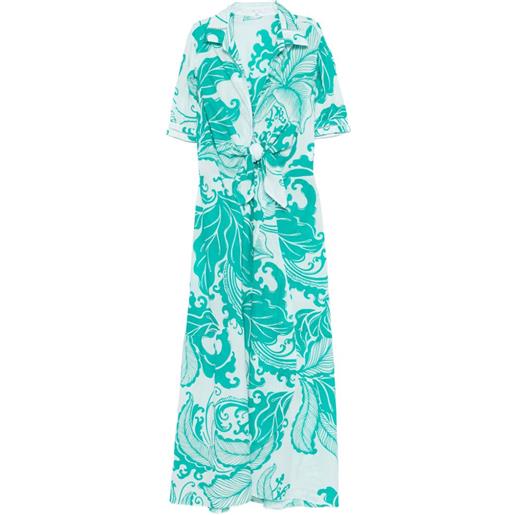 Poupette St Barth abito lungo eren - verde