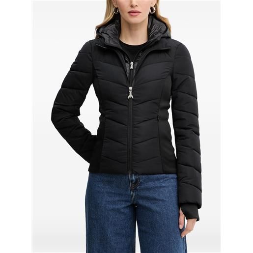 Patrizia Pepe piumino con cappuccio e zip - nero