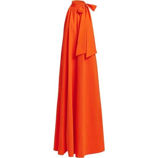 Essentiel Antwerp abito lungo con nodo - arancione