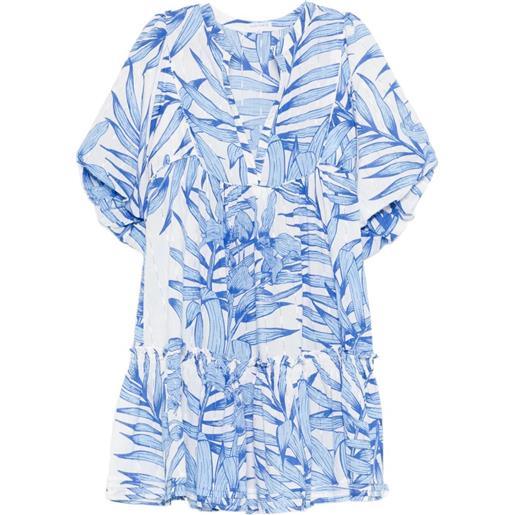 Poupette St Barth abito corto cruz - blu