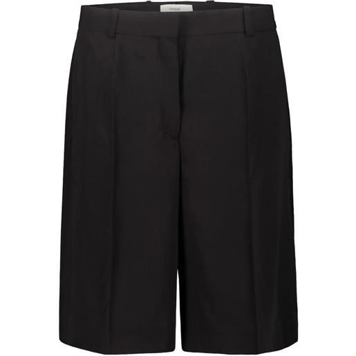 TOTEME shorts con pieghe - nero