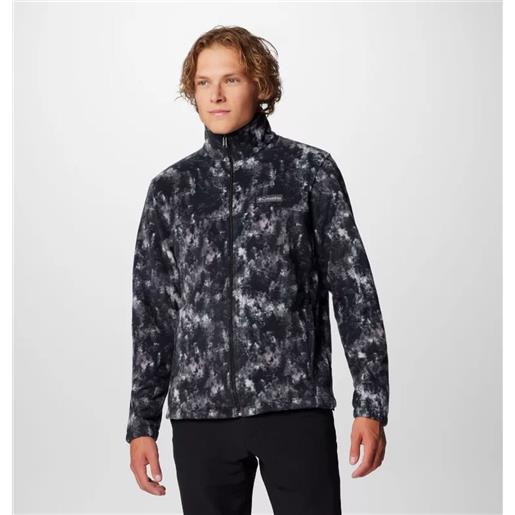 Columbia Pullover Uomo Sequoia Grove Con Mezza Zip – Pile Riciclato In City Grey Heather/Nero, Taglia X-Large