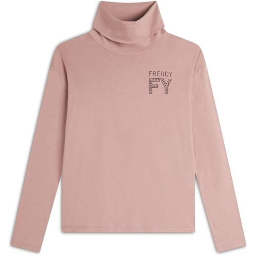 Freddy lupetto regular fit da donna con logo fy in strass
