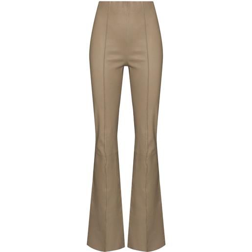 REMAIN pantaloni a vita alta - toni neutri