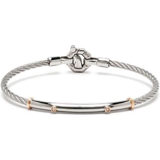 RANKEEF 2 Pz Bracciale a Catena per Uomo - Argento Italia