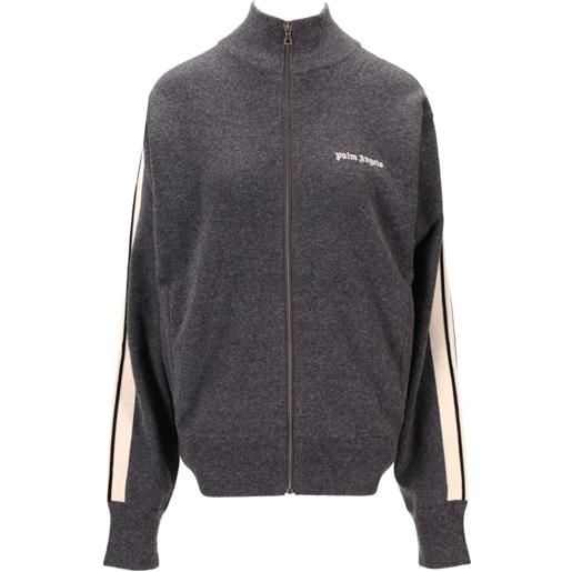 Palm Angels giacca sportiva con logo - grigio