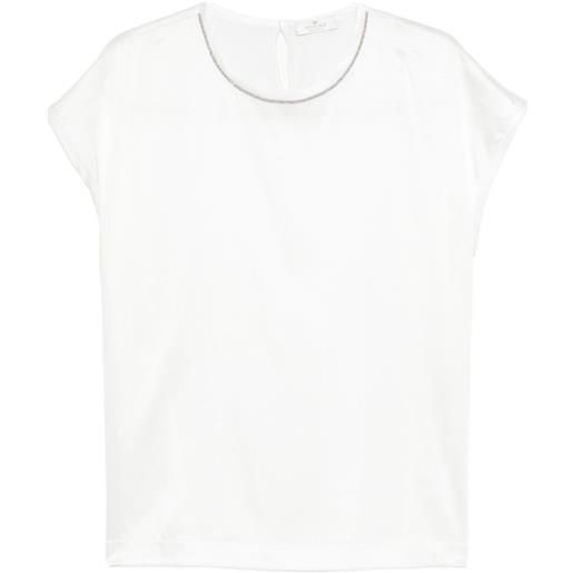 PANICALE top con decorazione - bianco