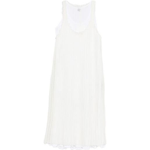 TOTEME abito midi - bianco