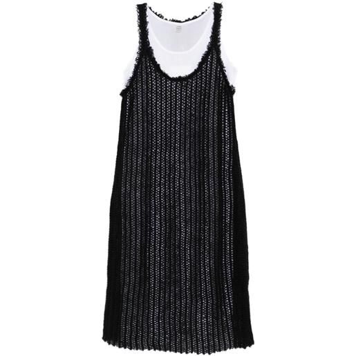 TOTEME abito smanicato - nero