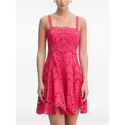 Charo Ruiz Ibiza abito zeph con ricamo - rosa