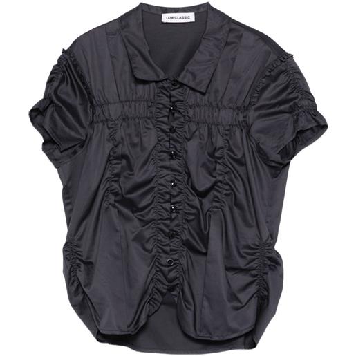 Low Classic blusa wrinkle drappeggiata