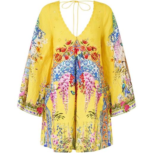 Camilla abito sultanahmet summer - giallo