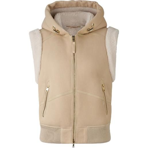 BOGNER gilet con cappuccio - toni neutri
