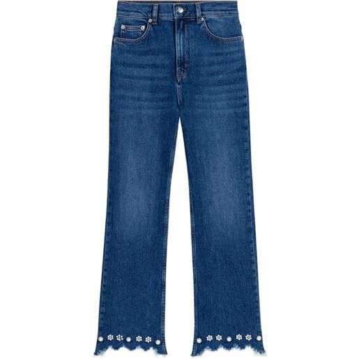 Maje jeans con decorazione - blu
