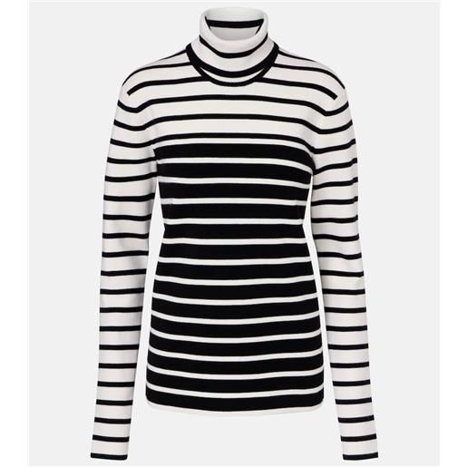 Toteme dolcevita in misto lana a righe