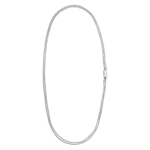 Bracciale Breil Magnetica System In Acciaio Per Donna, Con Pietre E Chiusura Magnetica, Lunghezza 19 Cm, Collezione Modulare - 2