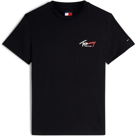 TOMMY JEANS t-shirt slim sign chest
