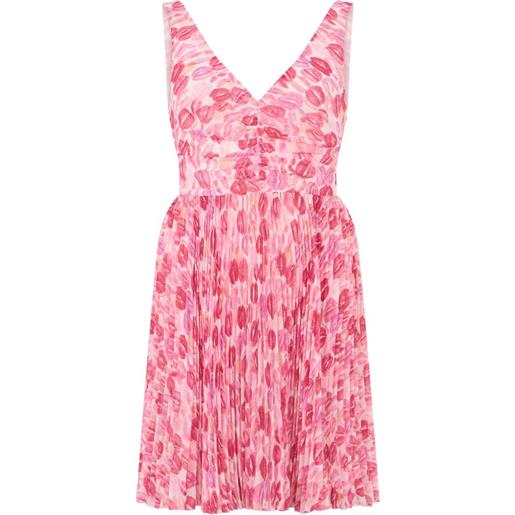 RED Valentino abito con stampa - rosa