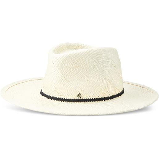 Maison Michel cappello mimi con nastro - toni neutri