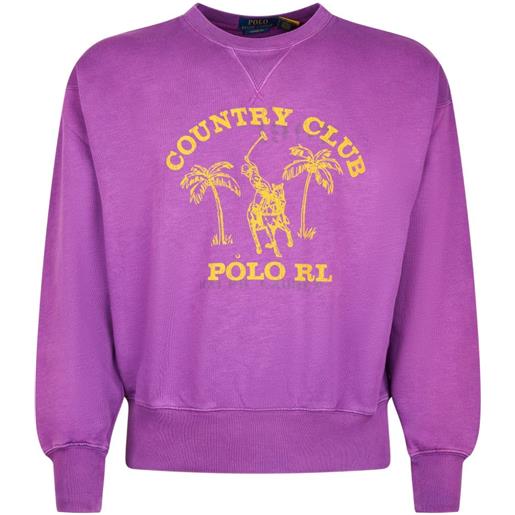 Polo Ralph Lauren felpa con grafica - viola