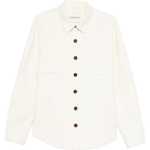 BOMPARD giacca-camicia con tasche - toni neutri
