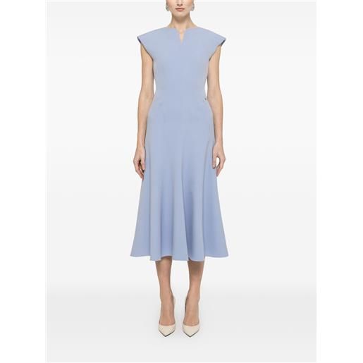 NISSA abito midi svasato - blu
