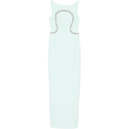 Safiyaa abito midi smanicato - blu