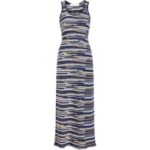 Proenza Schouler White Label abito lungo zinah - blu