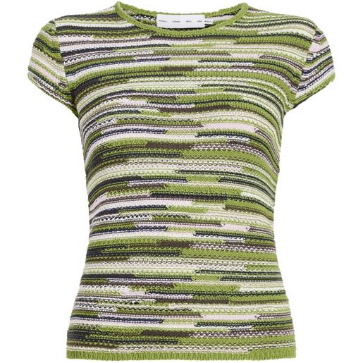 Proenza Schouler White Label t-shirt veya - verde
