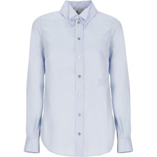 Elisabetta Franchi camicia con bottoni - blu