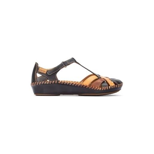 PIKOLINOS Mocasín Mujer Cuero Café Pikolinos