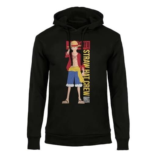 WhyKiki Sunrise Zoro Maglietta da Uomo One Luffy Monkey D. Piece, Farbe2: Schwarz;Größe2:M