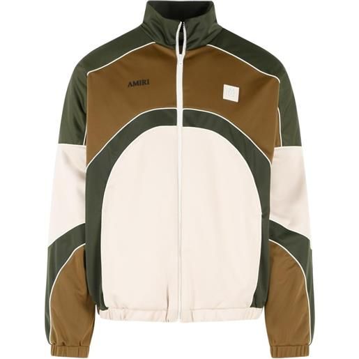 AMIRI giacca sportiva con inserti - toni neutri